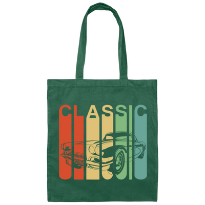 Muscle Car Vintage Car Gift Classic Car American Car Lover Canvas Tote Bag