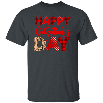 Happy Valentine's Day, Cute Valentine, Leopard Pattern, Valentine's Day, Trendy Valentine Unisex T-Shirt