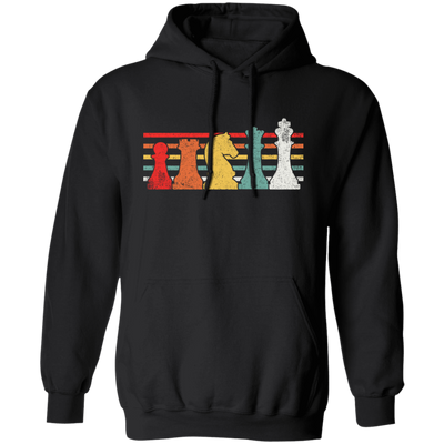 Chess Team, Chess Player, Retro Chess, Chess Vintage Pullover Hoodie