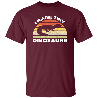 Funny Leopard, Gecko Pet, Lizard Retro, Giant Lizard, I Raise Tiny Dinosaurs Unisex T-Shirt