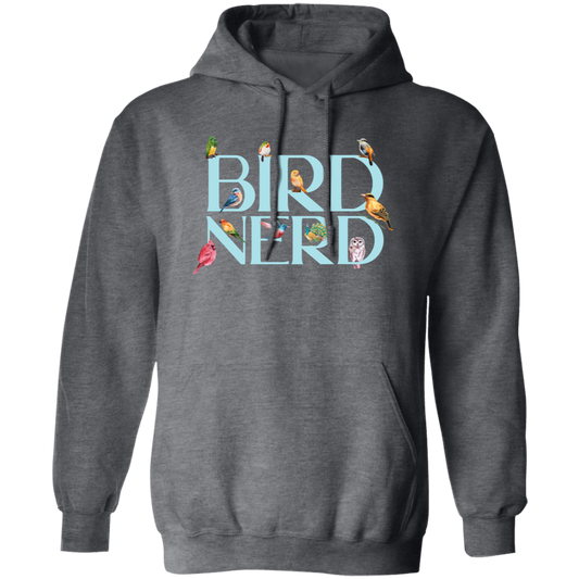 Bird Nerd, Love Birds, Bird Lover Gift, Kinds Of Bird Pullover Hoodie