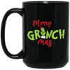 Merry Grinch-mas, Trendy Grinchmas, Grinch Christmas, Merry Christmas, Trendy Christmas Black Mug