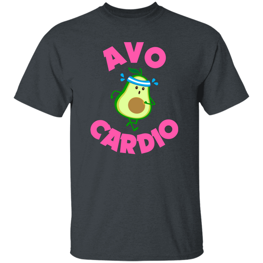 Avo-cardio, Avocado, Funny Avocado, Pink Avocado Do Cardio Unisex T-Shirt