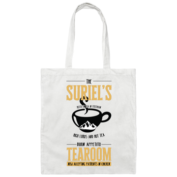 The Suriel's Hottest Tea In Prythian, High Lord, Tearoom Canvas Tote Bag