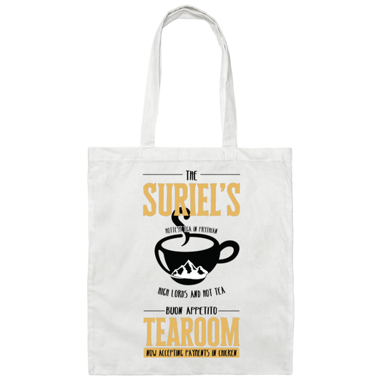 The Suriel's Hottest Tea In Prythian, High Lord, Tearoom Canvas Tote Bag