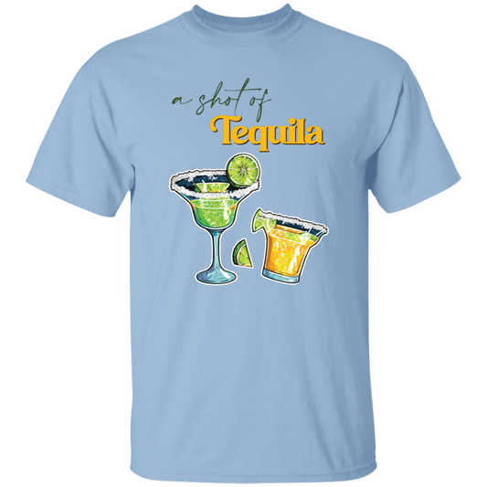 A Shot Of Tequila, Tequila Wine, Lime And Salt Unisex T-Shirt