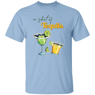 A Shot Of Tequila, Tequila Wine, Lime And Salt Unisex T-Shirt