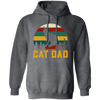 Cat Lover, Retro Cat Dad, Kitten Love Gift, Vintage Cat, Best Of Meow Pullover Hoodie