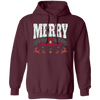 Merry Christmas, Best Christmas, Cute Reindeer, Merry Christmas, Trendy Christmas Pullover Hoodie