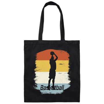 Volleyball Lover, Hoops Retro Style, Vintage Volleyball, Retro Sport Canvas Tote Bag