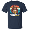 Good Time To Drink Beer, Retro Monkey, Gorilla Drink Beer Unisex T-Shirt