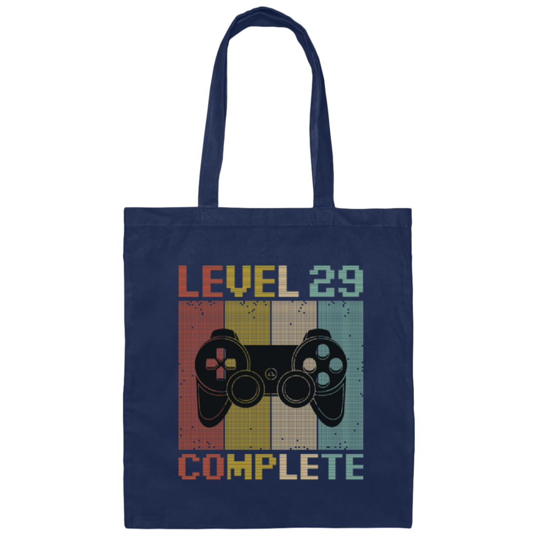 Retro Level 29 Complete Gamer Gamer 29 Years Birthday Canvas Tote Bag