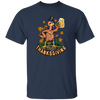 Turkey With Beer, Thanksgiving's Day, Thankful With Beer Unisex T-Shirt