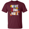 Make Some Noise, Love The Rock Music, Guitar, Cassette Unisex T-Shirt