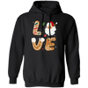 Love Christmas, Love Santa, Merry Christmas, Trendy Christmas Pullover Hoodie