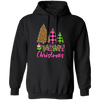 Leopard Christmas, Plaid Christmas, Trendy Grinch, Merry Christmas, Trendy Christmas Pullover Hoodie