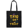 Funny Halloween Math Teacher Trig Or Treat Student Canvas Tote Bag