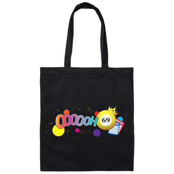 Bingo, Lucky Game, Bet Game, Bingo Gamer Canvas Tote Bag