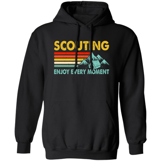 Scouting Enjoy Every Moment, Retro Scouting Pullover Hoodie