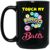 Touch My Bingo Balls, Love Bingo Game, Lucky Game, Bingo Gift Black Mug