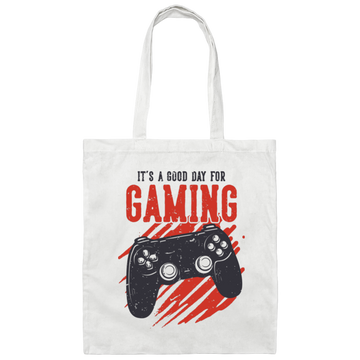 It's Good Day For Gaming, Retro Gaming, Play Station Canvas Tote Bag