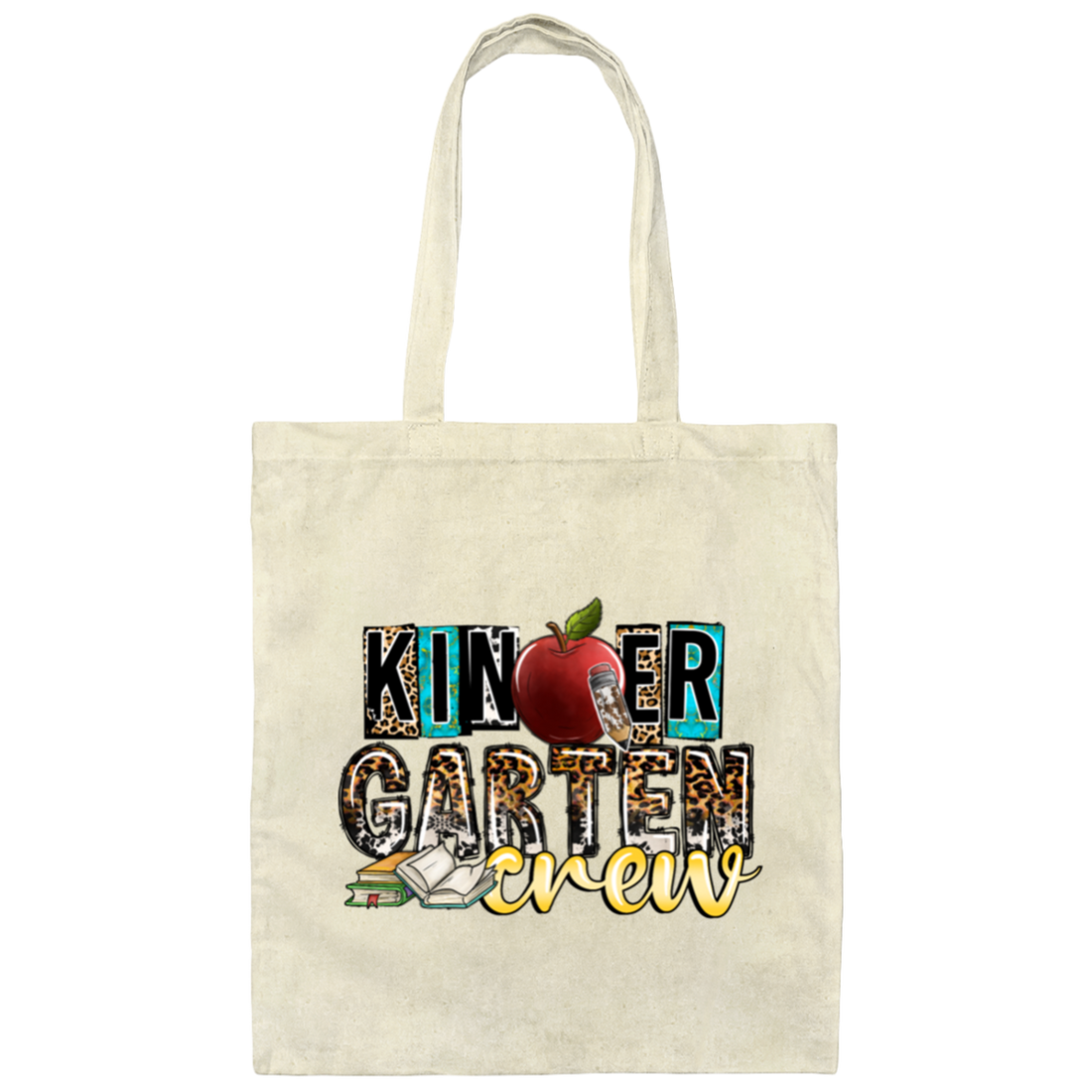 Love Baby Kinder Garten Crew Kindergarten Lover Canvas Tote Bag