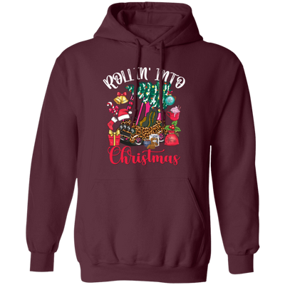 Rollin Into Christmas Little Tikes, Love Xmas Season, Christmas Gift Pullover Hoodie