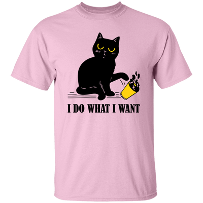 I Do What I Want, Black Cat, Push The Glass Over, Sassy Pussy Unisex T-Shirt