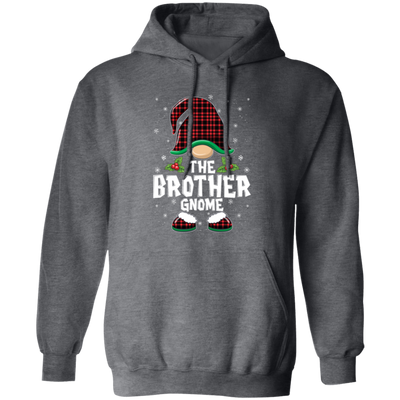 The Brother Gnome Gift For Chritmas, Xmas Cute Gnome Lover Pullover Hoodie