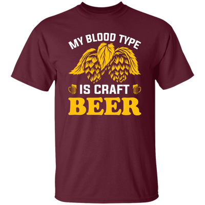 My Blood Type Is Craft Beer, Beer In My Blood Unisex T-Shirt