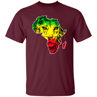 Africa Love Gift, Lion In Africa Map, Black History Gift, My Love Matter Unisex T-Shirt