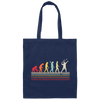 Retro Tennis, Funny Tennis Retro Style Canvas Tote Bag