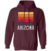 Retro Arizona, Arizona Mountain, National Park Pullover Hoodie