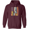 Patriotic Hair Stylist, Haircutter Gift, Barber Day USA, American Barber Pullover Hoodie