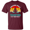 Amazing Space Transform At Your Pace, Retro Yoga Unisex T-Shirt