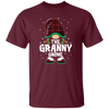 The Granny Gnome Present For Family, Xmas Cute Gnome Lover Unisex T-Shirt