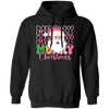 Merry Christmas, Santa Head, Funny Santa, Funny Xmas Christmas Pullover Hoodie