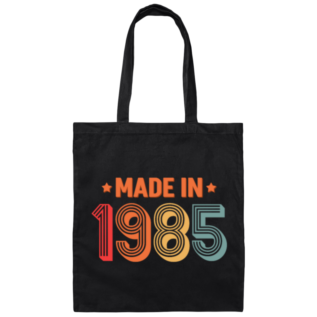 Original 1985 Birthday, Retro 1985 Birthday Gift Canvas Tote Bag