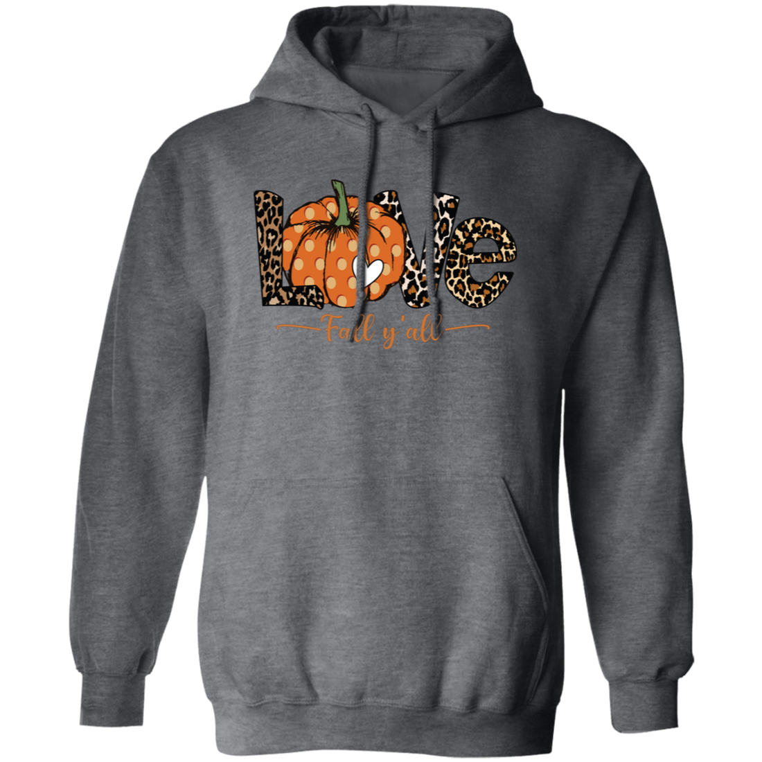 Love Fall, Y'All, Love Fall Season, Fall Quote, Fall Pumpkin Pullover Hoodie