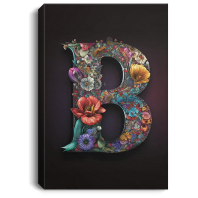 B Letter, Gift For Who Named B Letter, Classic B Gift Canvas