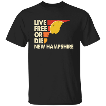 Live Free Or Die, New Hampshire State, Retro New Hampshire Unisex T-Shirt