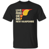 Live Free Or Die, New Hampshire State, Retro New Hampshire Unisex T-Shirt