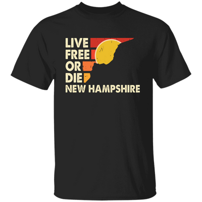 Live Free Or Die, New Hampshire State, Retro New Hampshire Unisex T-Shirt