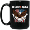 Trump 2024, Take American Back, Pro Trump, Trump Fan Black Mug