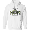 Military Mom, Mom Life, Army Mom, Messy Bun Pullover Hoodie