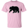 Bear Silhouette, Friendly Bear, Animal Silhouette Unisex T-Shirt