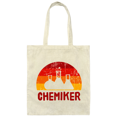Chemistry Best Gift, Chemistry Science, Chemiker Gift, Retro Chemistry Canvas Tote Bag