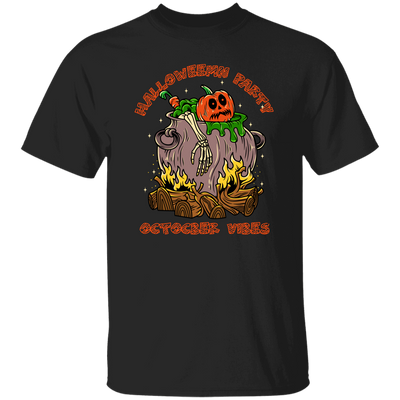 October Vibes, Halloween Party, Horror Party, Horror Pumpkin Unisex T-Shirt