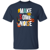 Make Some Noise, Love The Rock Music, Guitar, Cassette Unisex T-Shirt