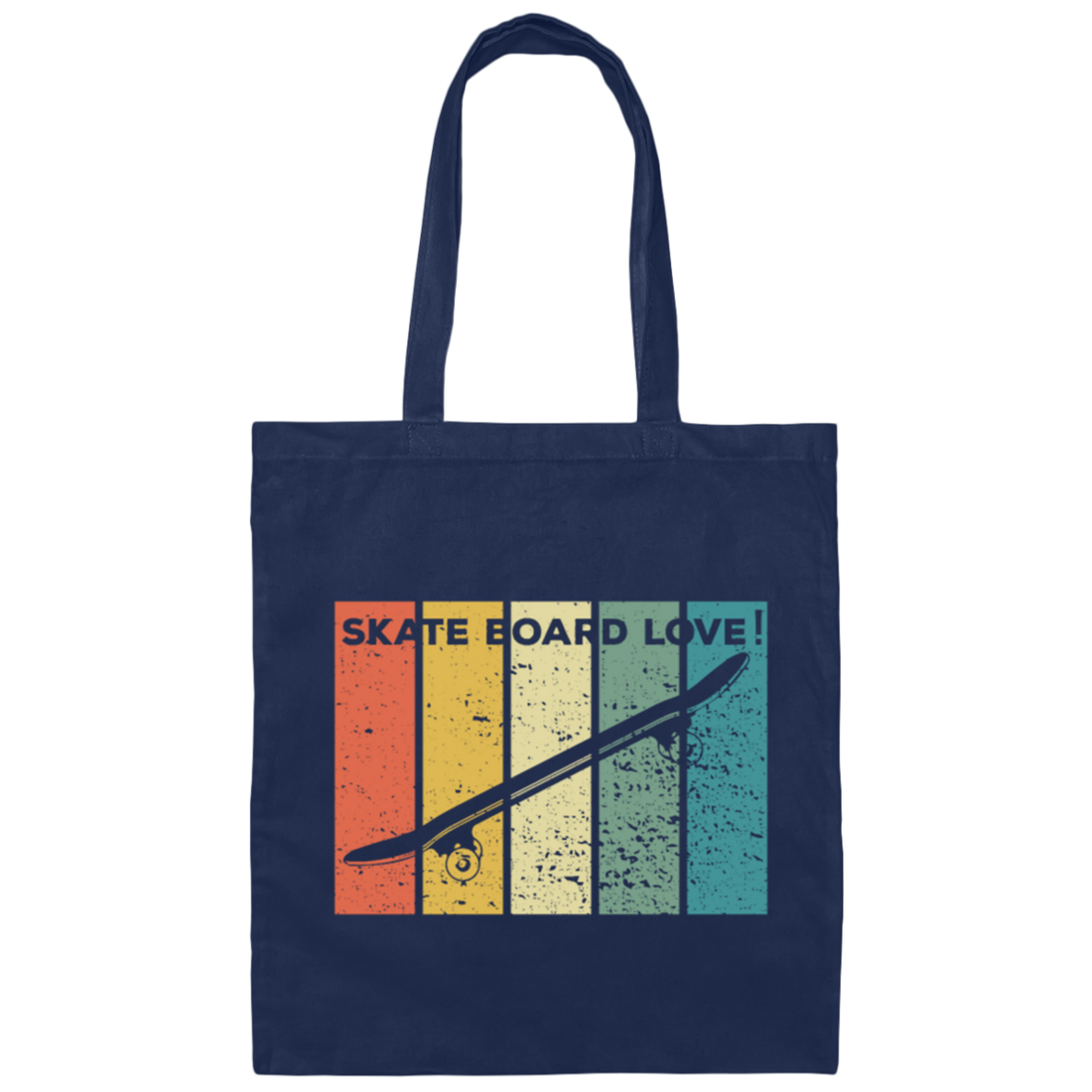 Skater Love Gift, Skateboard Lover, Retro Skate Love, Best Sport Skate Canvas Tote Bag